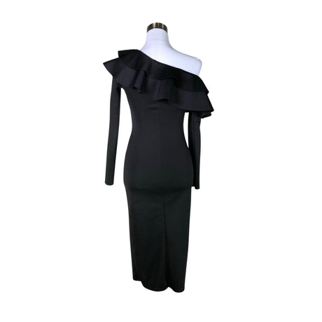Unisex Club L London - Pidulik kleit, suurus 34 - Must (2)