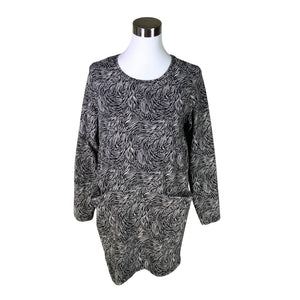 Unisex Nanso - Trikotaažist tuunika, suurus 38 - Must (1)