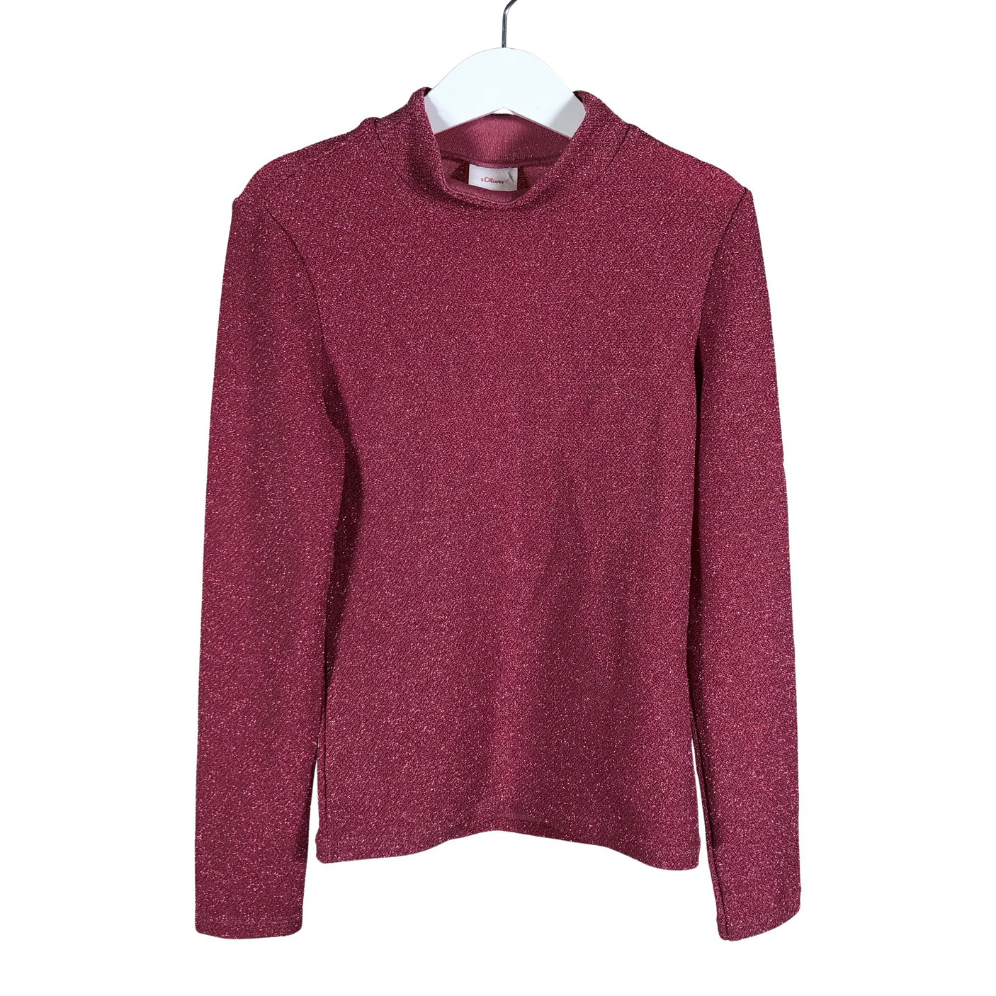 Unisex s.Oliver - Trikotaažist pluus, suurus 128 - 134 - Punane (1)