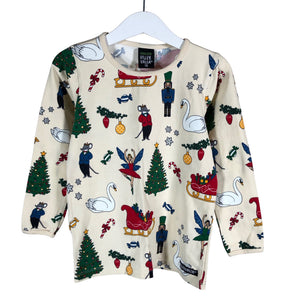 Unisex Villervalla - Trikotaažist pluus, suurus 104 - 110 - Beige (1)