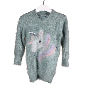 Unisex Bogi - Kootud kleit, suurus 104 - 110 - Helesinine (1)