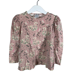 Unisex Lindex - Trikotaažist pluus, suurus 92 - 98 - Heleroosa (1)