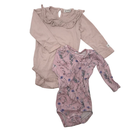 Unisex Name It - Bodi, suurus 56 - 62 - Heleroosa ()