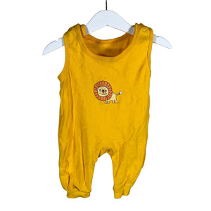 Unisex Veikka & Venla - Pükskostüüm, suurus 56 - 62 - Kollane (1)