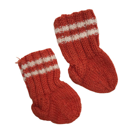 Unisex Handmade - Villased sokid, suurus 17 - Oranž ()