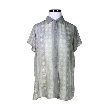 Unisex Marks&Spencer - Lühikeste käistega pluus, suurus 42 - Türkiis ()