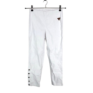 Unisex LauRie - Mittevenivad püksid, suurus 34 - Valge (1)
