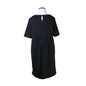 Unisex Junarose - Trikotaažist kleit, suurus 42 - Must (2)