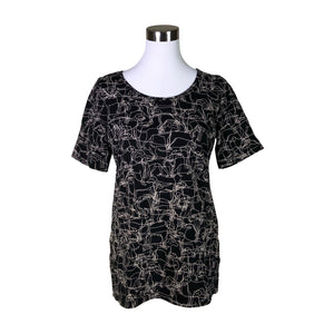 Unisex Marimekko - T-särk, suurus 40 - Must (1)