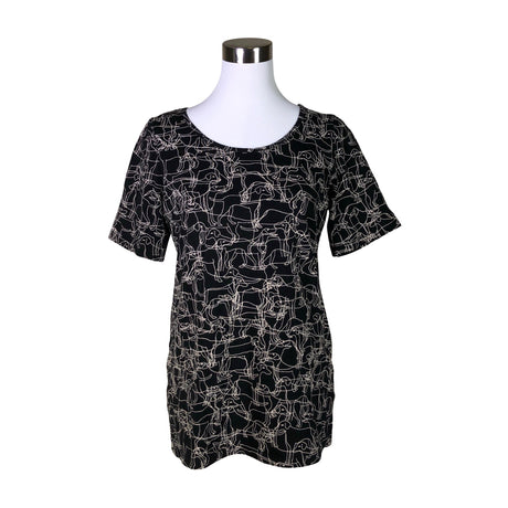 Unisex Marimekko - T-särk, suurus 40 - Must ()