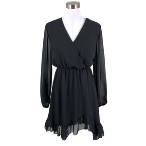 Unisex Reyon - Õhuke kleit, suurus 38 - Must (1)