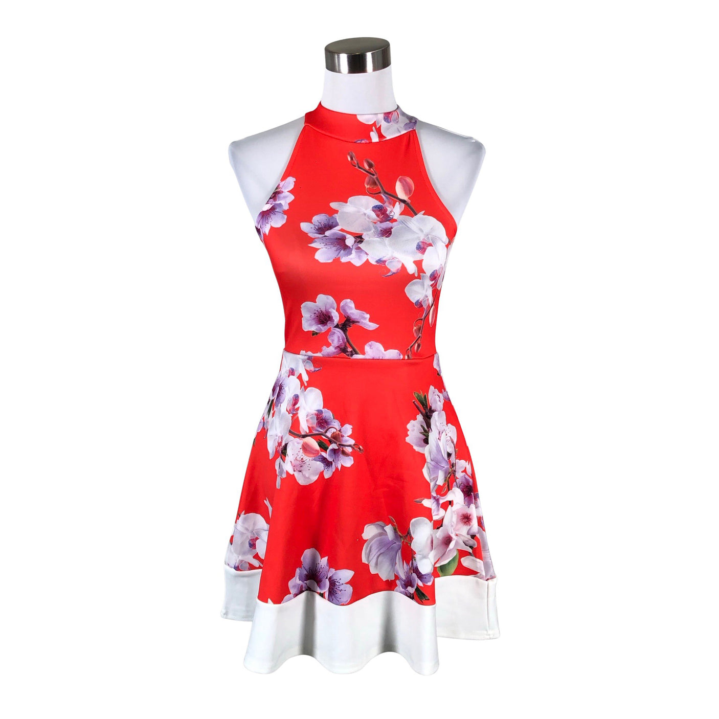 Unisex Evita - Trikotaažist kleit, suurus 34 - Punane (1)
