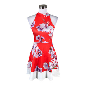 Unisex Evita - Trikotaažist kleit, suurus 34 - Punane (1)