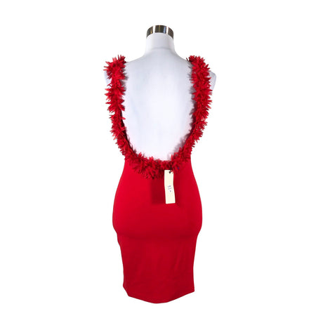 Unisex Vera & Lucy - Pidulik kleit, suurus 38 - Punane (2)