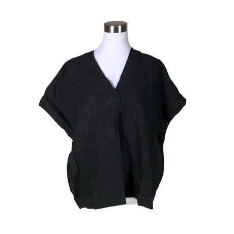 Unisex Papu - Lühikeste käistega pluus, suurus 40 - Must ()