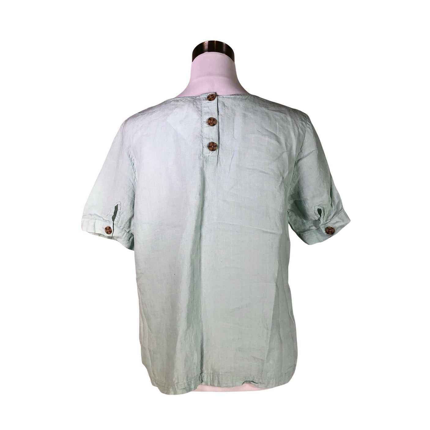 Unisex Esprit - Lühikeste käistega pluus, suurus 40 - Roheline (2)
