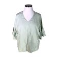 Unisex Nanso - Lühikeste käistega pluus, suurus 44 - Roheline ()