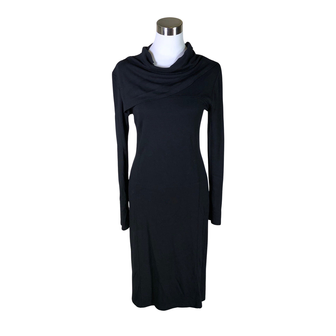 Unisex Nanso - Trikotaažist kleit, suurus 40 - Must (1)