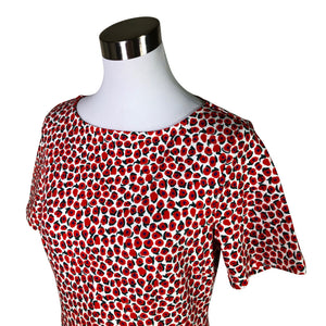 Unisex Marimekko - Trikotaažist kleit, suurus 38 - Punane (3)