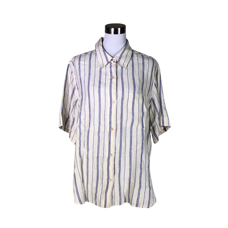 Unisex Arket - Lühikeste käistega pluus, suurus 40 - Looduslik valge ()