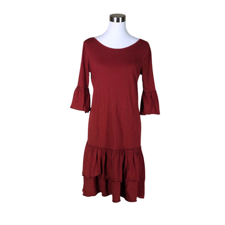 Unisex Esprit - Trikotaažist kleit, suurus 40 - Veinipunane ()