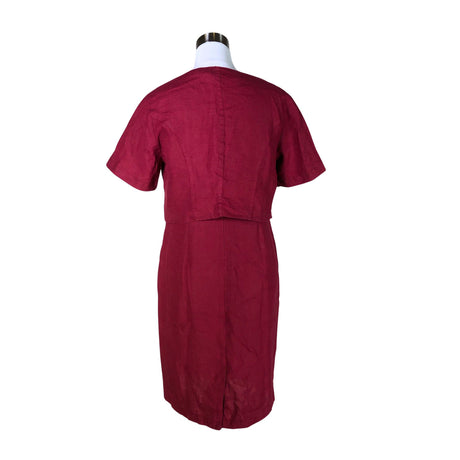 Unisex Intermezzo - Mitteveniv kleit, suurus 38 - Veinipunane (2)