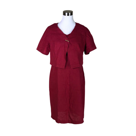 Unisex Intermezzo - Mitteveniv kleit, suurus 38 - Veinipunane ()