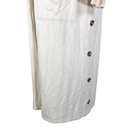 Unisex Cream - Kardigan, suurus 40 - Beige (2)