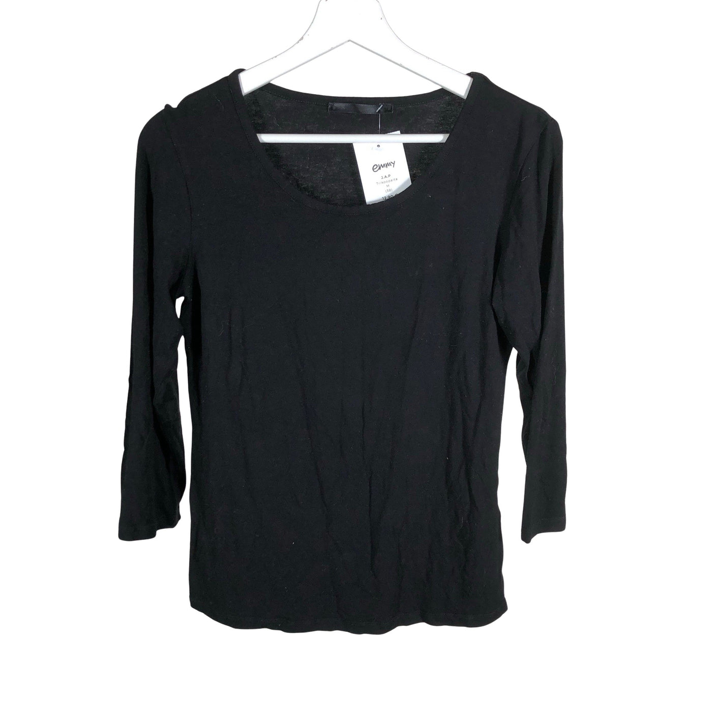 Unisex J.A.P - Trikotaažist pluus, suurus 38 - Must (1)