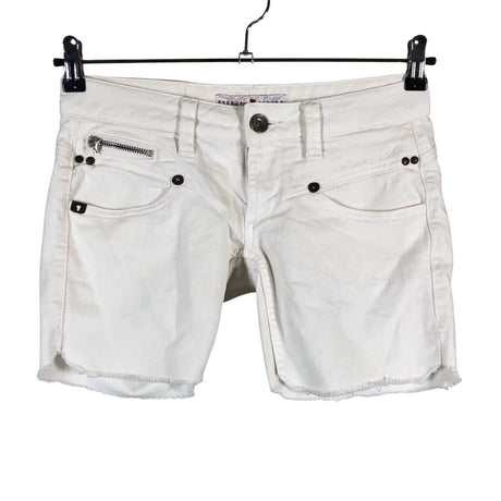 Unisex Freeman T. Porter - Teksast lühikesed püksid, suurus W27 - Valge ()