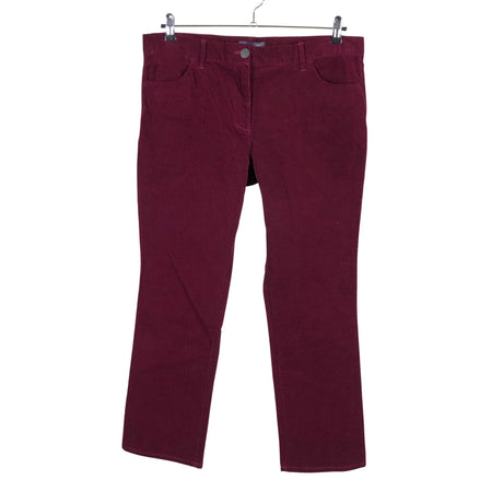 Unisex Marks&Spencer - Sametpüksid, suurus 44 - Veinipunane ()