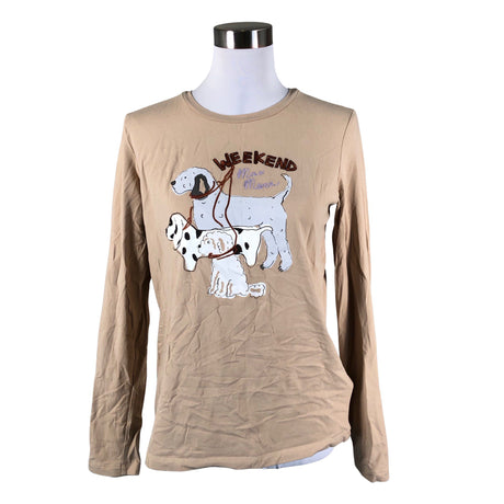 Unisex Weekend by MaxMara - Trikotaažist pluus, suurus 38 - Beige ()