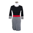 Unisex Norrison - Kootud kleit, suurus 36 - Must ()