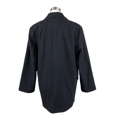 Unisex Weekday - Villane mantel, suurus 40 - Must (2)