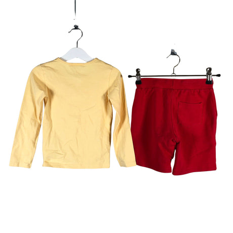Unisex Gugguu - Trikotaažist pluus, suurus 104 - 110 - Kollane (2)