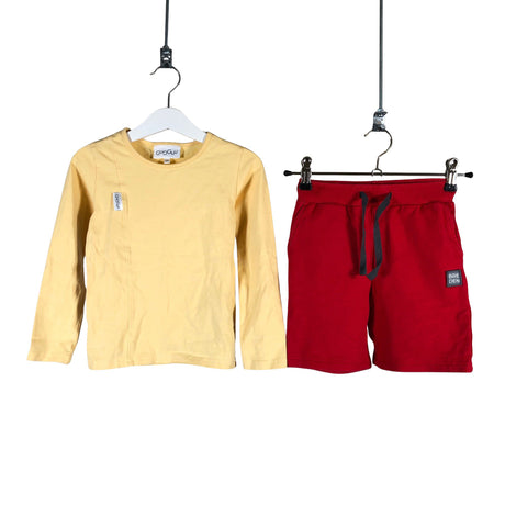 Unisex Gugguu - Trikotaažist pluus, suurus 104 - 110 - Kollane ()