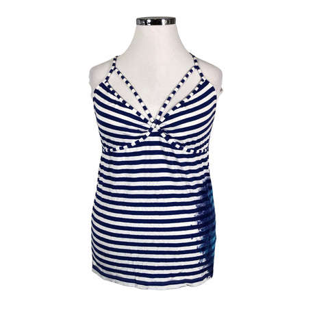 Unisex Bandolera - Trikotaažist topp, suurus 44 - Sinine ()