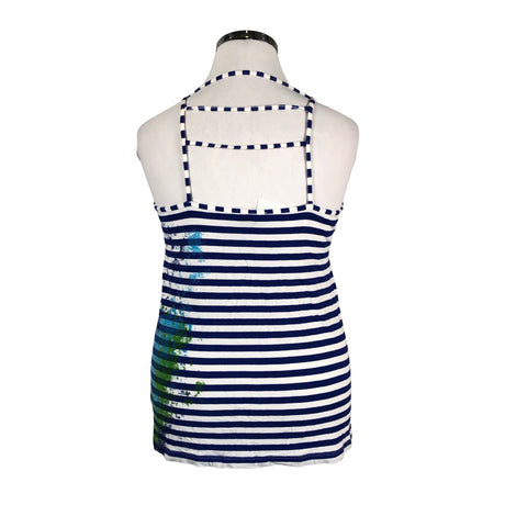 Unisex Bandolera - Trikotaažist topp, suurus 44 - Sinine (2)