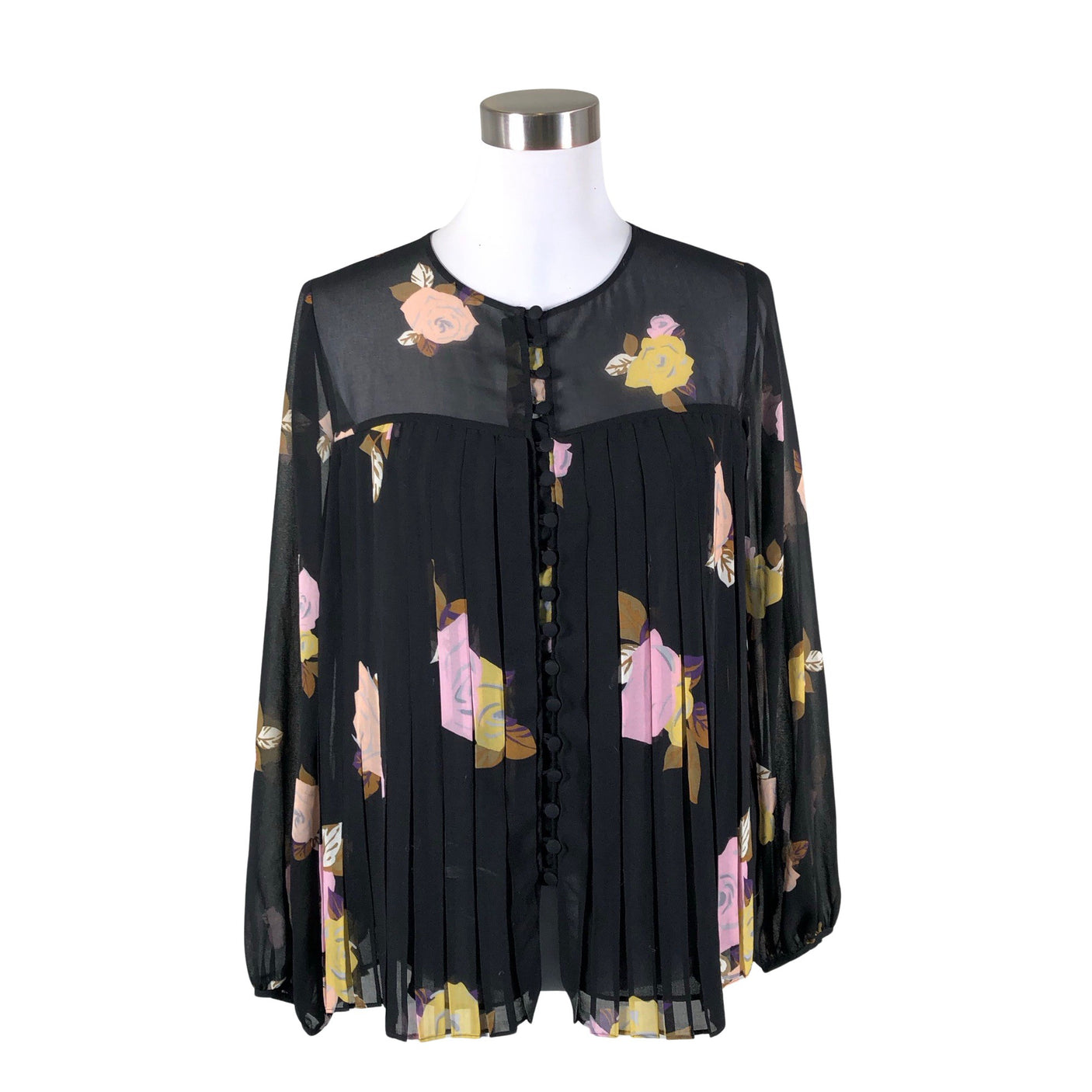 Unisex Massimo Dutti - Pluus, suurus 38 - Must (1)