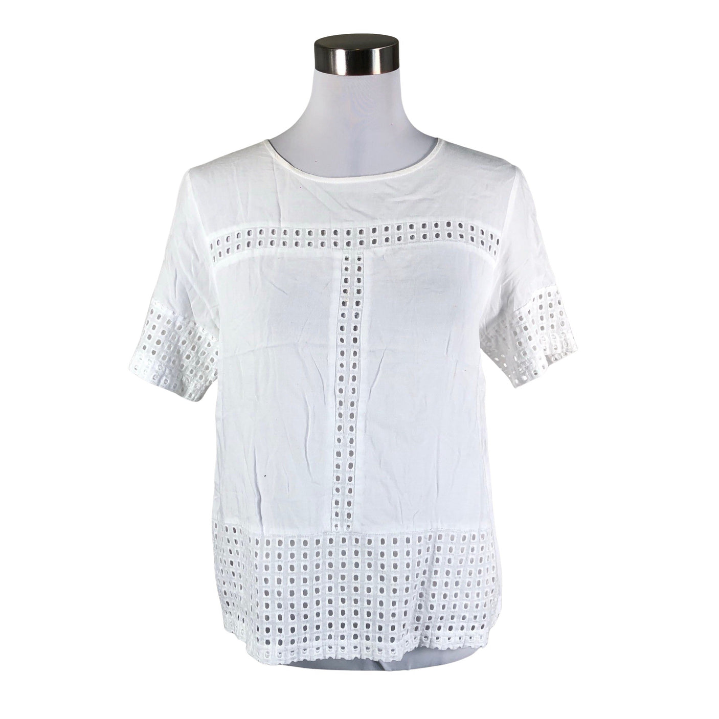 Unisex Bon'A Parte - Lühikeste käistega pluus, suurus 38 - Valge (1)