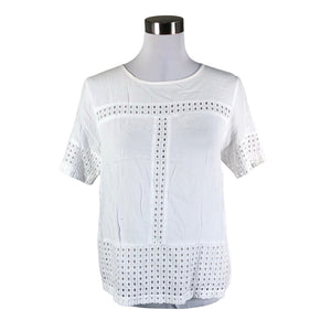 Unisex Bon'A Parte - Lühikeste käistega pluus, suurus 38 - Valge (1)