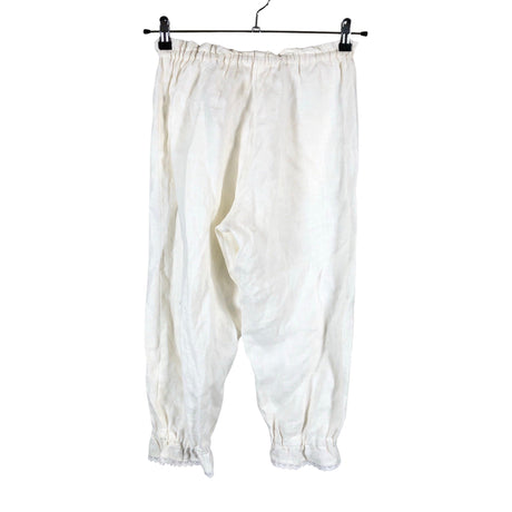 Unisex Bypias - Mittevenivad poolpikad püksid, suurus 36 - Looduslik valge (2)