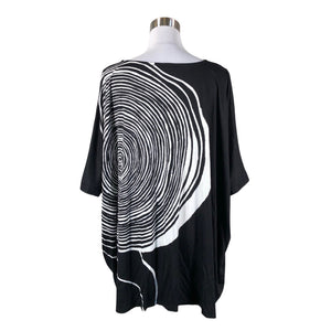 Unisex Marita Huurinainen - Trikotaažist tuunika, suurus 34 - Must (2)