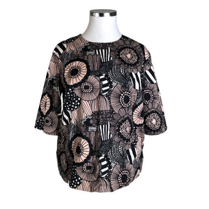 Unisex Marimekko - Lühikeste käistega pluus, suurus 42 - Heleroosa (1)