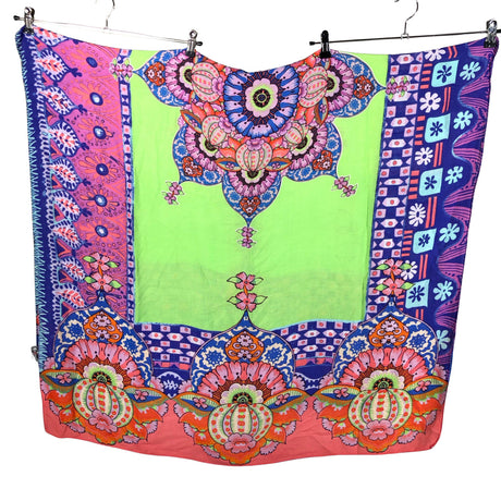 Unisex Desigual - Õhuke sall, suurus Maxi - Sinine (2)