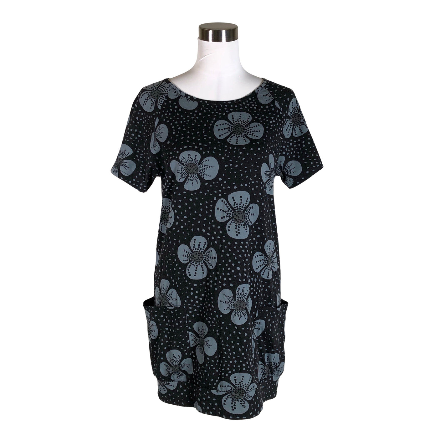 Unisex Marimekko - Trikotaažist tuunika, suurus 38 - Must (1)