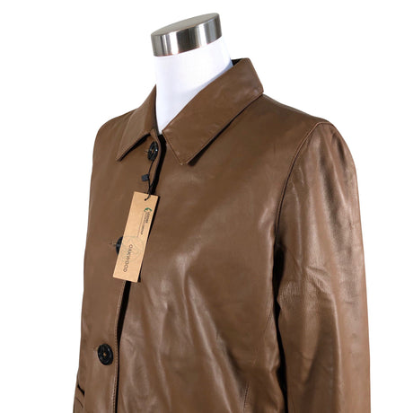 Unisex Oakwood - Nahktagi, suurus 40 - Pruun (2)