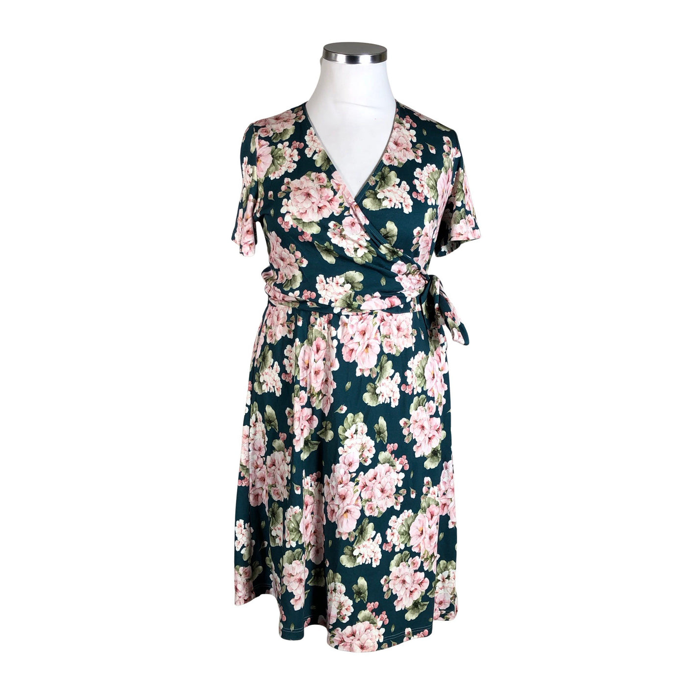 Unisex Melli - Trikotaažist kleit, suurus 42 - Roheline (1)