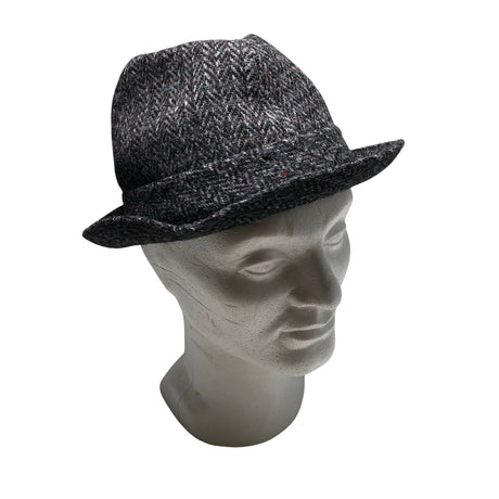 Unisex Harris Tweed - Müts, suurus 54 - 56 cm - Hall ()