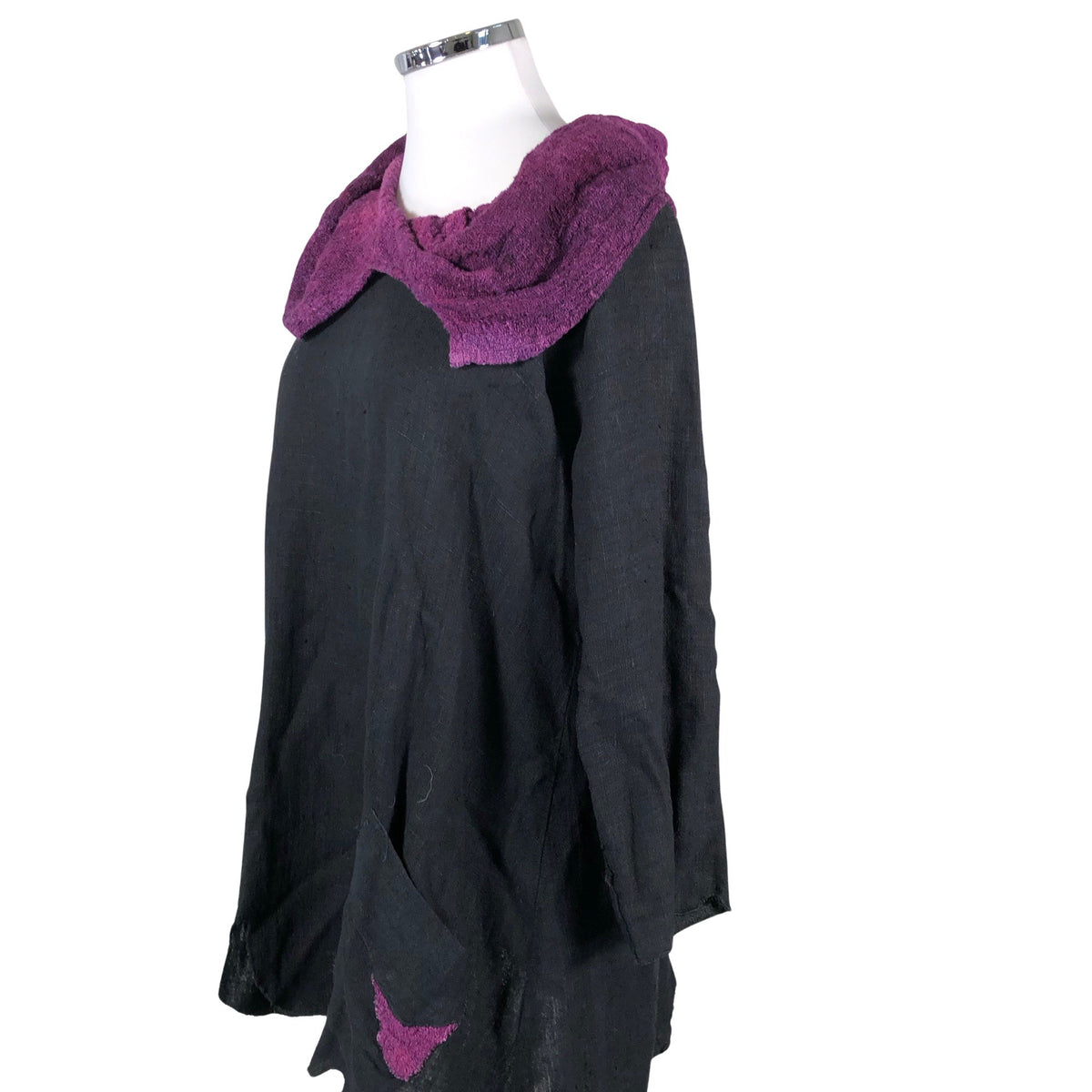 Unisex Boutique Heeben - Mitteveniv tuunika, suurus 46 - Must (3)